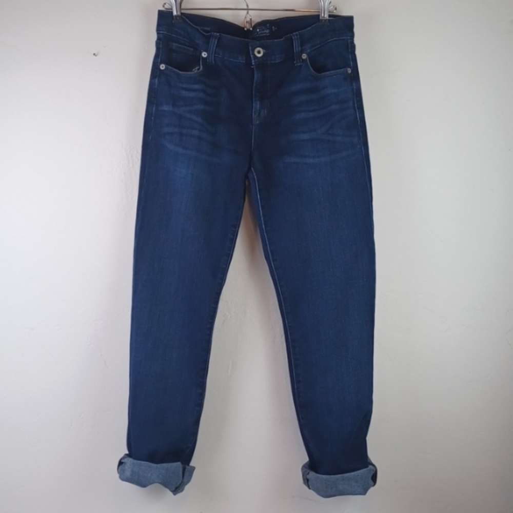 🌻3 For $15 Lucky Brand Brooke Boot Raw Hem Boy Friend Like Cut Jeans - Picture 12 of 15